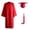 Red, variant on HOWPAY Unisex Adult Graduation Gown Cap and Tassel 2026 Set Graduation Robe for High School and College Lightweight Ceremony Outfit Black 39