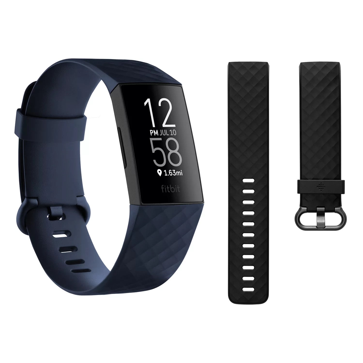 Swim Proof Built-In GPS Touchscreen Fitbit Charge 4 Fitness Activity Tracker 