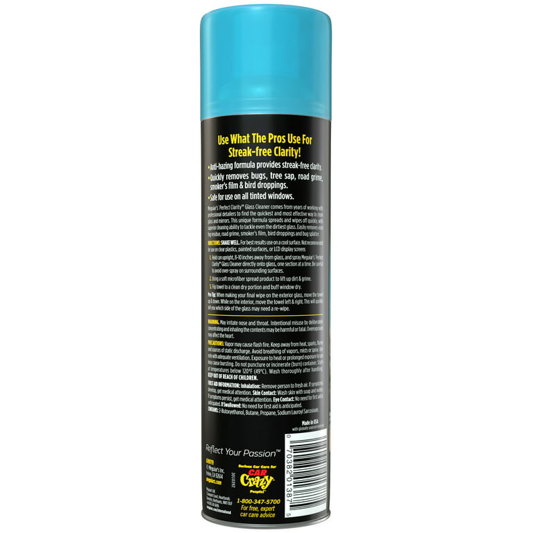 MEGUIAR'S Perfect Clarity Glass Cleaner Review! 