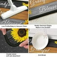 thumbnail image 6 of Sunflower Kitchen Decor Rugs Set 2 Piece, Farmhouse Style Home Indoor Kitchen Rugs and Mats Non Skid Washable 17x47+17x30 Inches, 6 of 6