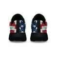 thumbnail image 4 of Highland Cattle Sunflower Patriot Cow Shoes Sneakers Black Size 5, 4 of 7