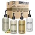 thumbnail image 1 of Juego de amenidades de la colección Terra Pure Spa, 10.14 oz. Bombas (1 de cada una) Champú Acondicionador Jabón y loción para manos/cuerpo, 1 of 3