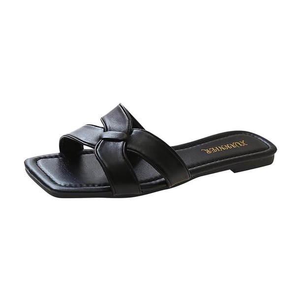 Amzcrzy Zapatos de mujer,Zapatos de mujer,Zapatillas de mujer, Sandalias planas de mujer, sandalias de playa para mujer, zapatillas casuales antideslizantes de verano Sandalias Mujer Zapatillas De Ca