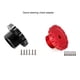 thumbnail image 3 of Riwesomey Adaptador de volante Mod aleación de aluminio juego profesional portátil reparación reemplazable mantenimiento repuestos Accesorios Artesanía Rojo Riwesomey TO010594-02B, 3 of 6