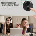 thumbnail image 3 of CNKOO Digital Video Microphone Condenser Recording Microphone + 1080P Camera Hi-Fi Stereo Microphone Plug and Play Black, 3 of 8
