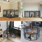 BingoPaw Heavy Duty Dog Whelping Playpen Pet Exercise Play Pen with Waterproof Mat, 31.5H