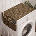 thumbnail image 1 of Abstract Washing Machine Organizer, Tribal Arrangement with Rhombuses Stained Glass Effect Folklore, Anti-slip Fabric Top Cover for Washer and Dryer, Multicolor, by Ambesonne, 1 of 1
