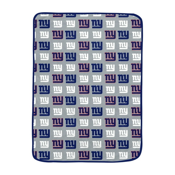 Pegasus New York Giants 66" x 95" Oversized Logo Roll Ultra Cozy Blanket