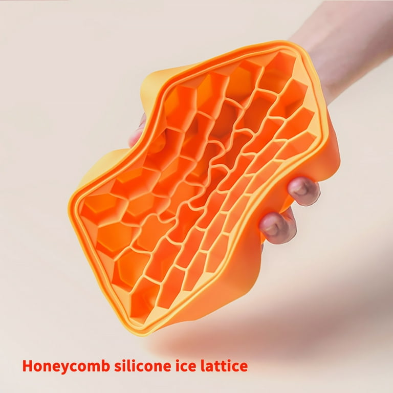 New Honeycomb Ice Tray Mold Creative DIY Silicone Ice Grid Stackable Honeycomb  Mold 37 Grid Ice Box Kitchen Tool Supplies 