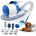 thumbnail image 6 of 10000Pa Strong Pet Vacuum for Shedding Grooming Kit with Hair Clippers & Shedding Brush, Dogs & Cats Hair Remover Vacuum with 2.5L Dust Cup, 3 Levels, 5 Grooming Tools，Low Noise, Blue, 6 of 9