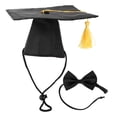 thumbnail image 4 of Pet Graduation Capswith Bow Tie,Pet Graduation Caps with Pet Graduation Capswith Necktie Collar Dog Graduation Hats Achieve More, 4 of 12