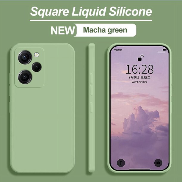 Funda Original de silicona líquida para teléfono Poco X5 Pro, carcasa suave de protección completa para Poco X5 Pro, Poco X 5 Pro,Poco X5Pro, Pocox5 Pro, 5G fundas