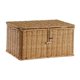thumbnail image 2 of Canasta de almacenamiento con tapa rectangular Práctico decorativo Organizador casero Bin de almacenamiento para el dormitorio de la oficina Desk Baño 36CMX23CMX16CM, 2 of 8