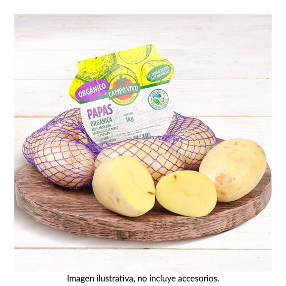 Papa orgánica Campo Vivo en malla 1 kg