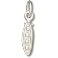 thumbnail image 1 of Sterling Silver 16" 1mm Box Chain 3D Four Peas In Pod Pendant Necklace, 1 of 2