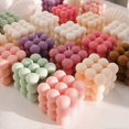 thumbnail image 2 of Silicone Bubble Mold for Candle and Soap Crafting - 6-Cavity High-Quality Cube Design, 2 of 5