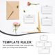 thumbnail image 2 of unbranded 4Ud Plantillas De Transparentes Para Sobres Y Tarjetas De Invitación, 2 of 8