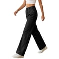 thumbnail image 6 of GUACER Jeans for Women Elastic High Waisted Casual Loose Fit Pull-On Wide Leg Denim Pants, 6 of 6