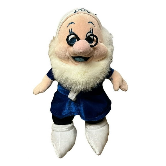 Doc Disney Store Blue Robe 9" Plush Stuffed Toy Snow White Rare Holiday Gift New