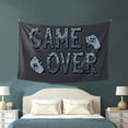 thumbnail image 4 of XMXT Wall Tapestry Hanging, Games Over Gray Wall Decor Tapestry for Bedroom Living Room Dorm, 60 x 40 inches, 4 of 9