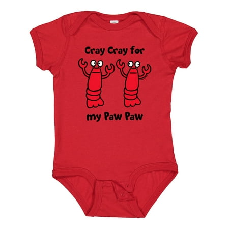 

Inktastic Lobster Cray Cray for My PawPaw Gift Baby Boy or Baby Girl Bodysuit