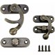 thumbnail image 1 of Pestillos de Cuerno de Metal JAMW gancho de bronce 27X32 mm 2 piezas, 1 of 5