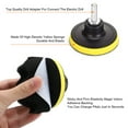 thumbnail image 3 of Drill Buffing Sponge Pads, EEEkit 11pcs 3inch Car Foam Woolen Polishing Pads Replacement Kit, Car Compound Polishing Buffer Drill Sponge Kit Set for Car Sanding, Polishing, Waxing, 3 of 9