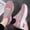 Pink, variant on YOUYEDIAN Orthopedic Casual Shoes for Women Arch Support Sneakers Breathable Slip on Non Slip Hiking Shoes Knitted Mesh Stretch Comfort 2026 Foam Shoes