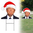 thumbnail image 2 of Christmas Sign Decorations Won Cutout Funny Cute Yard Sign Santa Outdoor Christmas Decor, 2 of 8