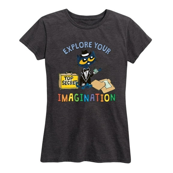 Pete The Cat - Explore Your Imagination - Women's Short Sleeve Graphic T-Shirt