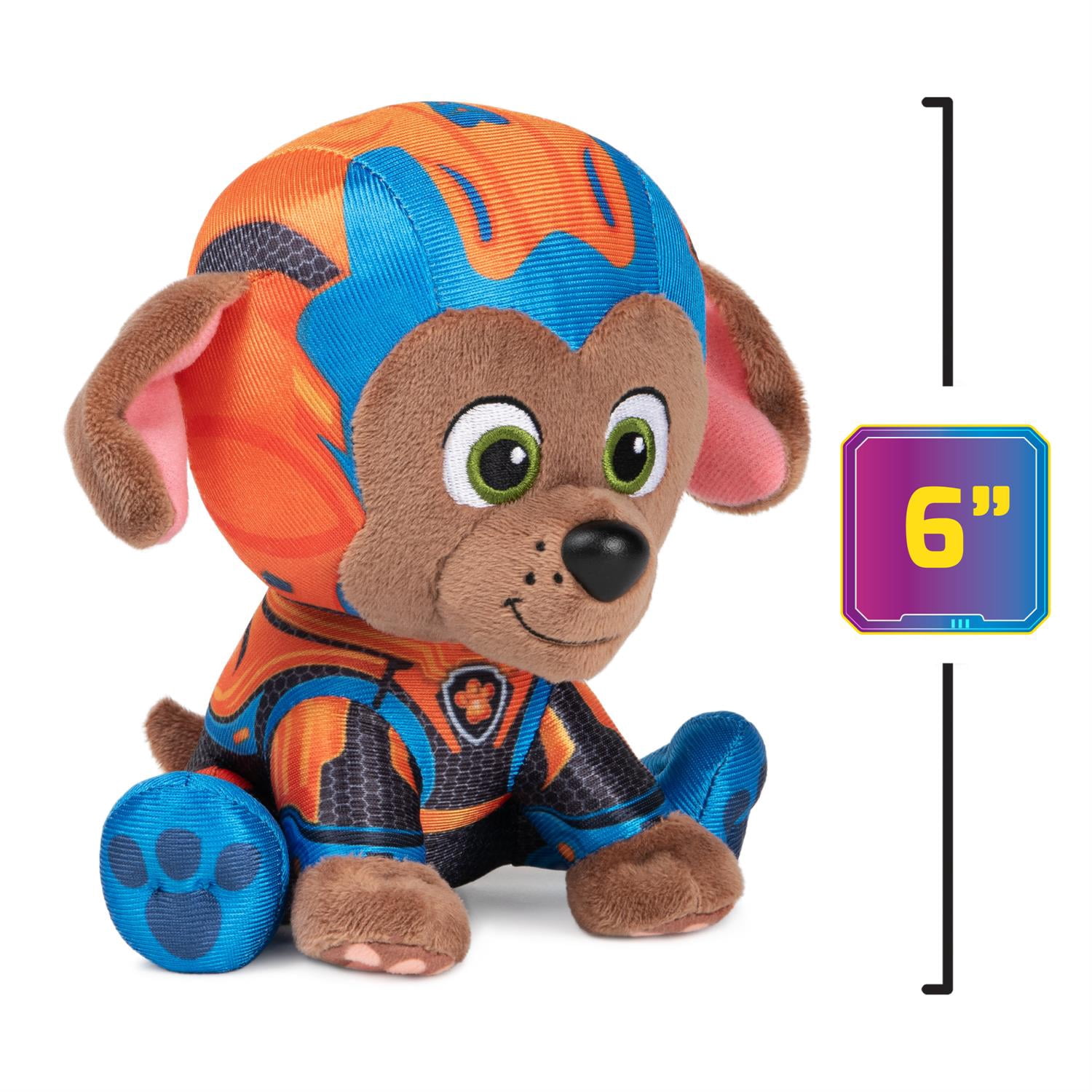 Gund Paw Patrol The Mighty Movie Plush Bundle of 2, 6 Inch Zuma and Marshall