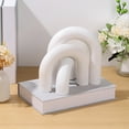 thumbnail image 3 of XIBUFE 2026 New 3Pcs Wood Arch Decor Set Wooden Arches Decorative Object 3 Sizes Arch Bookshelf Decor Set for Bookshelf,Mantel,Entryway 18X17X4Cm 14X17X4Cm 10X17X4Cm, 3 of 7