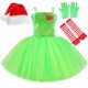 thumbnail image 3 of Disfraz de Grinch para niños, vestido de tutú de monstruo peludo verde brillante para niñas, regalos de Navidad, ropa de fiesta de Navidad para niños, 3 of 5