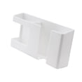 thumbnail image 3 of Soporte de pared de enchufe de teléfono de almacenamiento de Control remoto de multifunción para cocina sa de estar Blanco Sunnimix Estante de almacenamiento organizador, 3 of 7