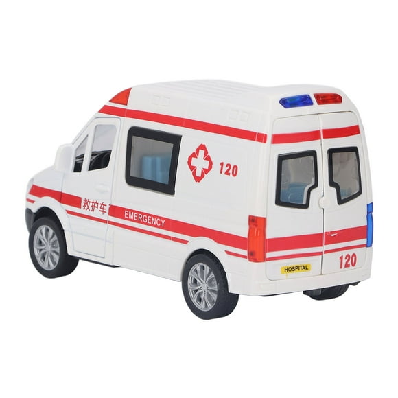 Pull Back Mini Car, Model Car 14x6x7.5cm For Entertainment Medium Size Ambulance