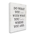 thumbnail image 3 of Do What You Can With What You Have Phrase Inspirational Graphic Art Gallery Wrapped Canvas Print Wall Art, 3 of 7