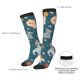 thumbnail image 4 of Fotbe Dogs Calcetas Divertidas Estampadas para Hombre y Mujer, Calcetas de Algodón hasta la Rodilla para Caminar, Correr, Enfermería y Embarazo, 4 of 6