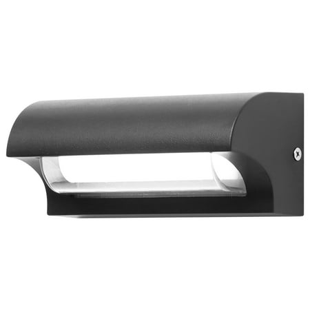 

8W Wall Lamp Cool White Light Wall Sconce Black Shell AC85-265V IP65 Waterproof Rating Wall Sconce for Home Restaurant Store
