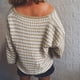 thumbnail image 5 of Gibobby Suéteres de invierno de punto Suéter para mujer Cuello en V Manga larga Casual Bloque de color Punto Vacaciones Invierno Suelto Jumper Tops (Caqui, L), 5 of 5