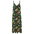 thumbnail image 5 of Robe Sans Manches Motif Mardi Gras Vêtements d'Été pour Femme, 5 of 5