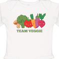 thumbnail image 4 of Inktastic Team Veggie Boys or Girls Long Sleeve Baby Bodysuit, 4 of 5