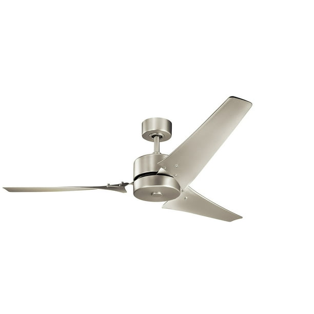 Indoor Ceiling Fans Light With Brushed Nickel Tone Finish Steel Material 60 Inch Walmart Com Walmart Com
