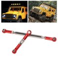 thumbnail image 1 of Metal Steering Servo Link Pull Rod, Novel Servo Link Rod Steering Pull Rod Exquisite Lightweight Aluminum Alloy Durable Reliable  for D90 MN90 MN91 Red, 1 of 8