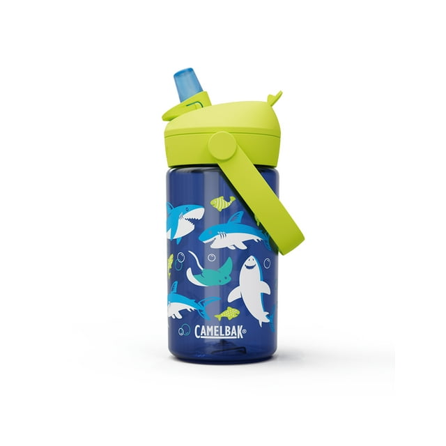 Botella Thrive Flip Straw Kids 400ml Marca Camelbak Verde/Azul