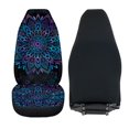 thumbnail image 6 of XYZCANDO Decorative Car Seat Covers Truck Vehicle Van, Easy to Install Interior Accessories Front Seat Cover 2pcs Polyester Blue Mandala, 6 of 10