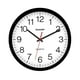 thumbnail image 1 of Reloj de pared Sharp Black de 30 cm, silencioso, no hace tictac, de cuarzo, 1 of 7