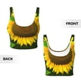 thumbnail image 5 of Naloa Sunflower3 Sports Bras for Women, High Support Bra with Removable Pads, Comfortable - Medium, 5 of 9