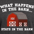 thumbnail image 3 of CafePress - What Happens In The Barn Dark T Shirt - Men's Classic Graphic Cotton T-Shirt, 3 of 4