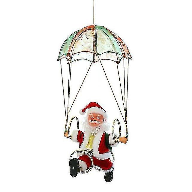Santa Electric Ornt Rsaults And Spins, 1 Pieza, Rojo