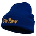 thumbnail image 2 of PawPaw Embroidered Long Cuff Beanie - Royal OSFM, 2 of 5